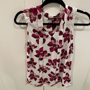 Halogen Sleveless Bow Tie Blouse